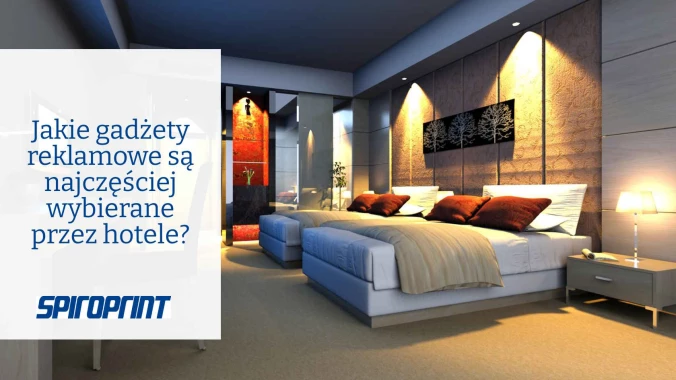 Which promotional gadgets are most often chosen by hotels?