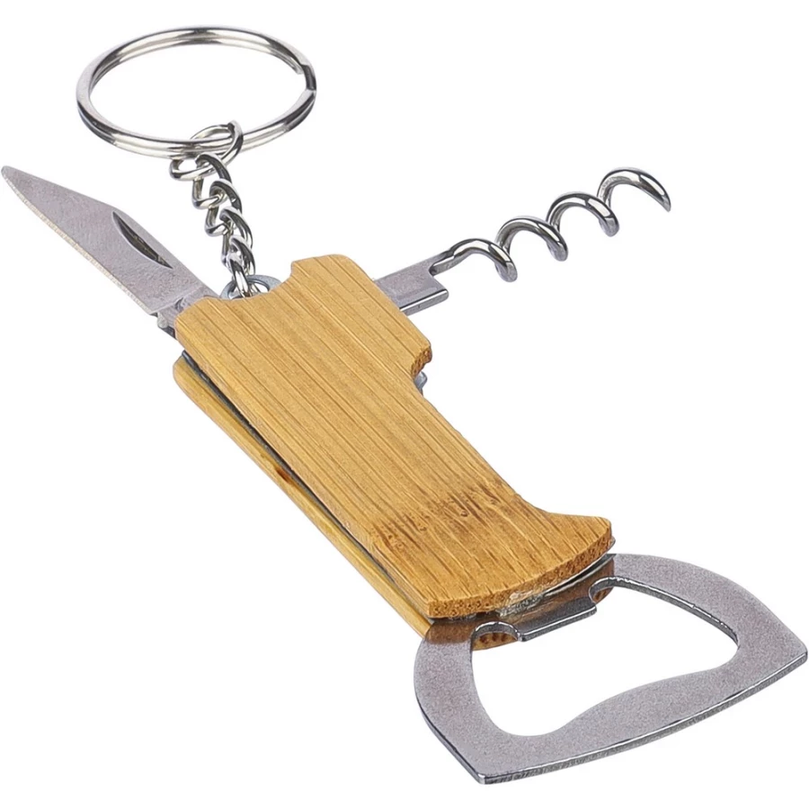 Bamboo 3 - in - 1 key ring 