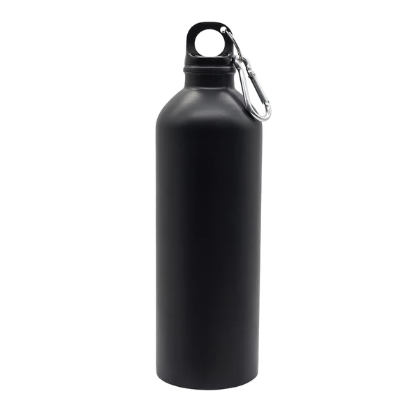 Caminos 800 ml steel water bottle – black