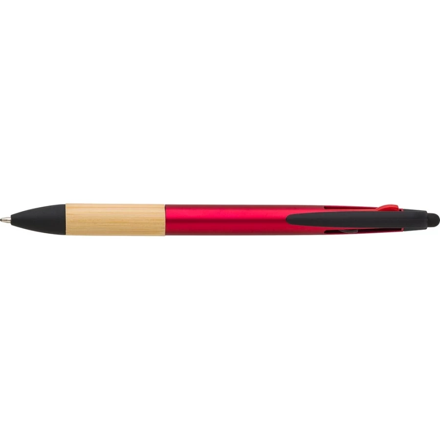 Bravado ballpoint pen, stylus – red