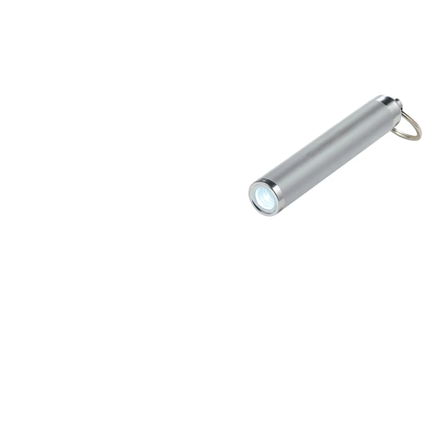 Lumio LED keyring – silver