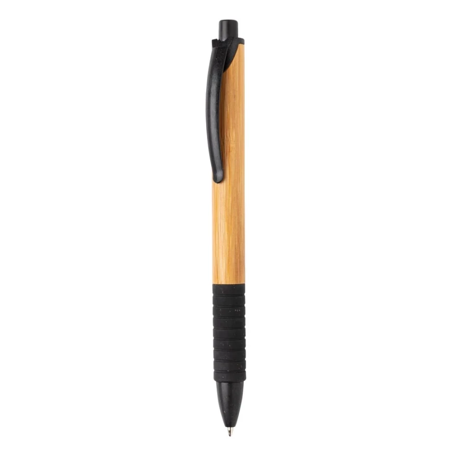Bamo bamboo ballpoint pen – black