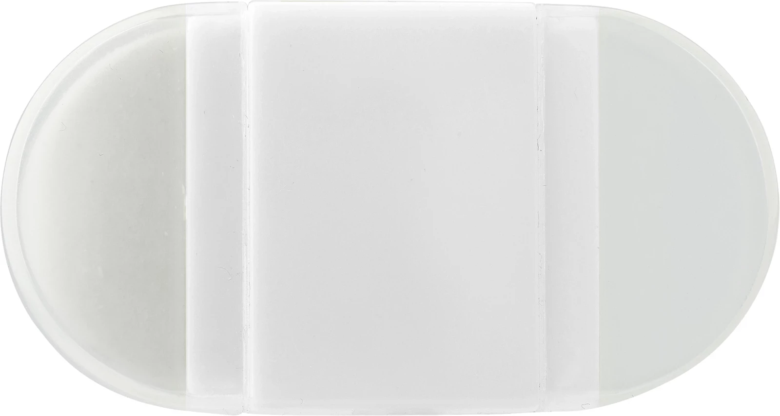 SoftieBand eraser and pencil sharpener – white