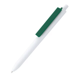 Comet White ballpoint pen - Dark Green