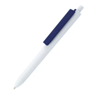 Comet White ballpoint pen - Navy blue