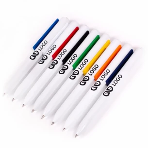 Comet White ballpoint pen - Green