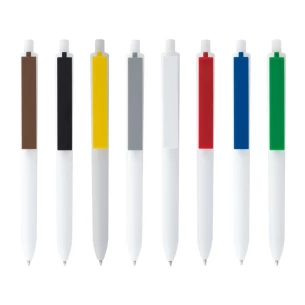 Comet White ballpoint pen - Green