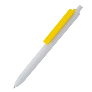 Comet White ballpoint pen - Yellow