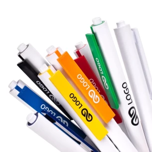 Comet White ballpoint pen - Yellow