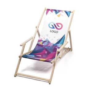Lounger with armrest