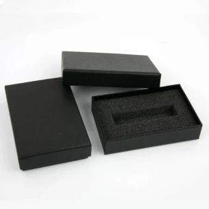Cardboard memory stick box - Black