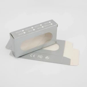 Cardboard memory stick box - Silver