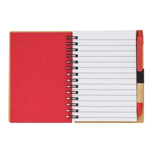 Smooth notebook Smile - Red