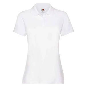 Fruit Of The Loom Premium Women's Polo Shirt - White