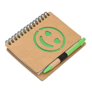 Smooth notebook Smile - Green