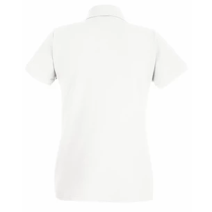 Fruit Of The Loom Premium Women's Polo Shirt - White