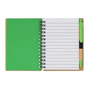 Smooth notebook Smile - Green