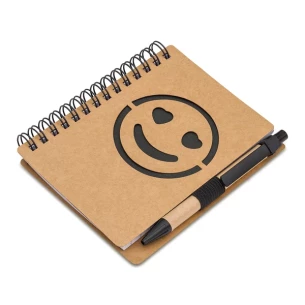 Smooth notebook Smile - Black