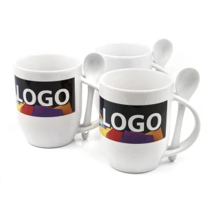 Mug with spoon - Spoon FullColor