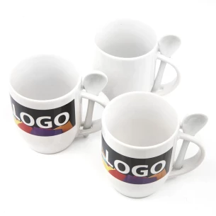 Mug with spoon - Spoon FullColor