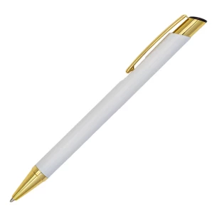 Lindi aluminium ballpoint pen - White