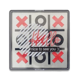 Magnetic tic-tac-toe game - Black