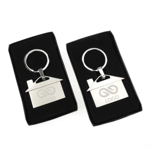House keychain - Silver