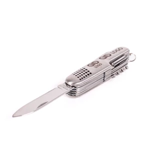 Steel 13-function pocket knife - Silver