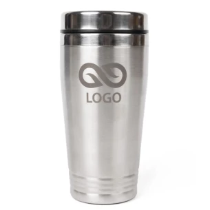 Prado 2 Steel Mug - Silver