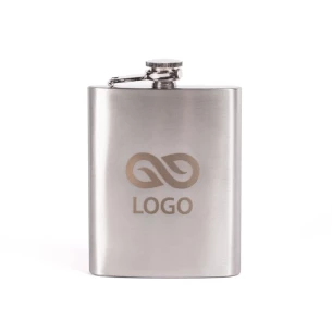 Hip Flask 200ml - Silver