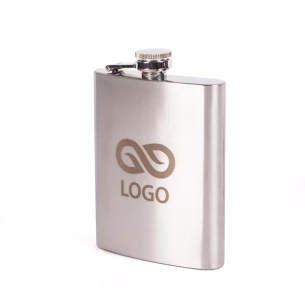 Hip Flask 200ml - Silver