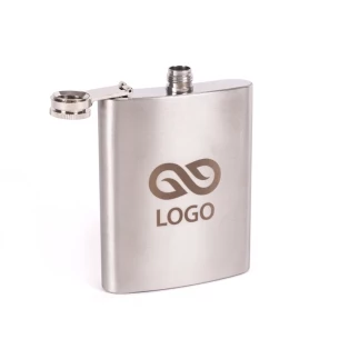 Hip Flask 200ml - Silver
