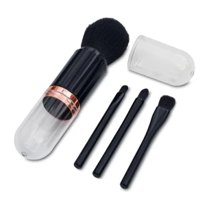 Make-up brushes in Bella case - Black