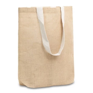 Jeco jute shopping bag - Beige