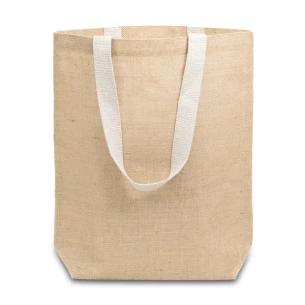 Jeco jute shopping bag - Beige