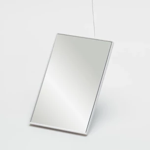Mirror with dental floss Looky - White
