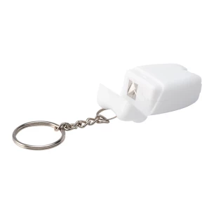 Toothy dental floss fob - White