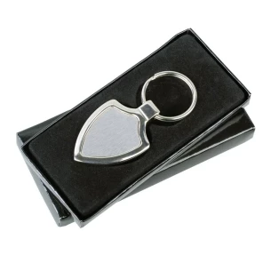 Emblem metal key ring - Silver