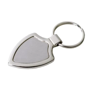 Emblem metal key ring - Silver