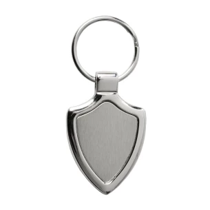 Emblem metal key ring - Silver