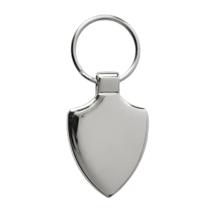 Emblem metal key ring - Silver