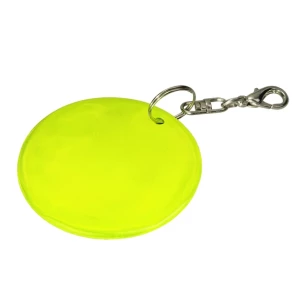 Smile reflective key ring - Yellow