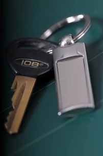 Legend metal key ring - Silver