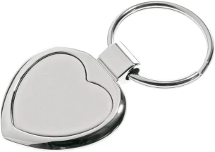 Stout Heart metal key ring - Silver