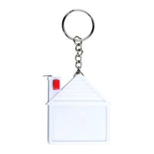 Measuring key ring 2 m -White