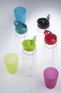 TRANCE straw bottle - Black