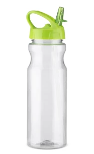 Drinking bottle with straw TRANCE - bright green