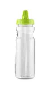 Drinking bottle with straw TRANCE - bright green