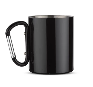 CAMP mug with carabiner - Black