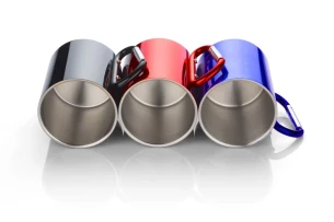CAMP mug with carabiner - Black
